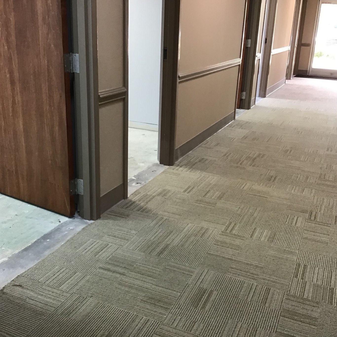 VA Rock Hill Finished Hallway