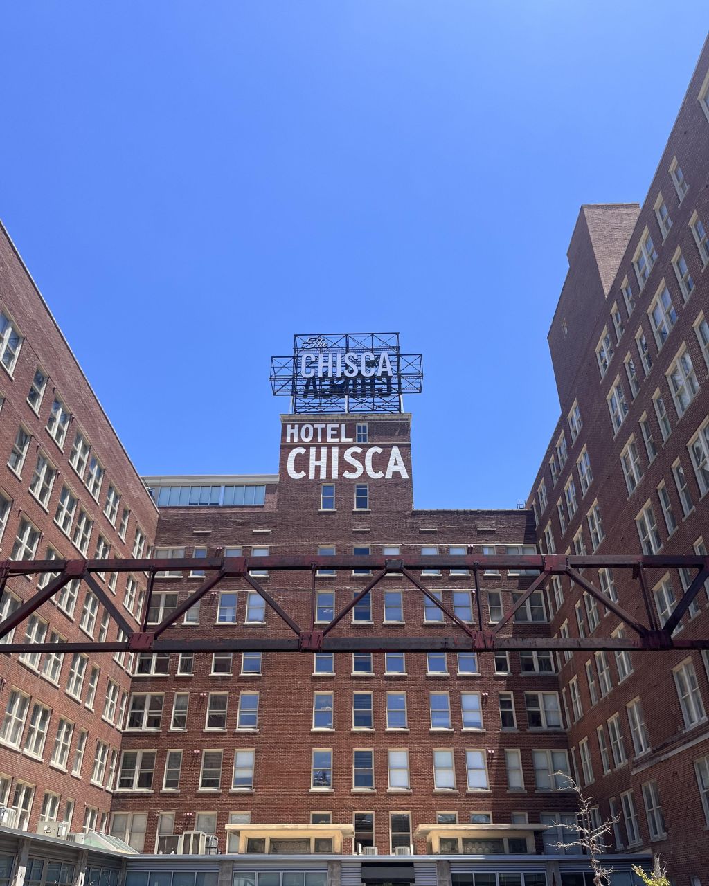 Chisca Hotel From the Courtyard