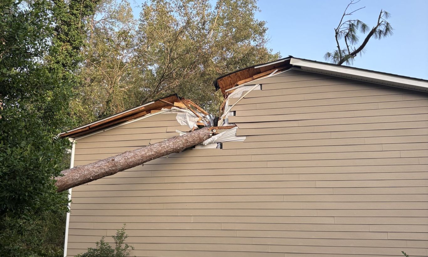 Shenandoah Apartments Extior Tree Damage